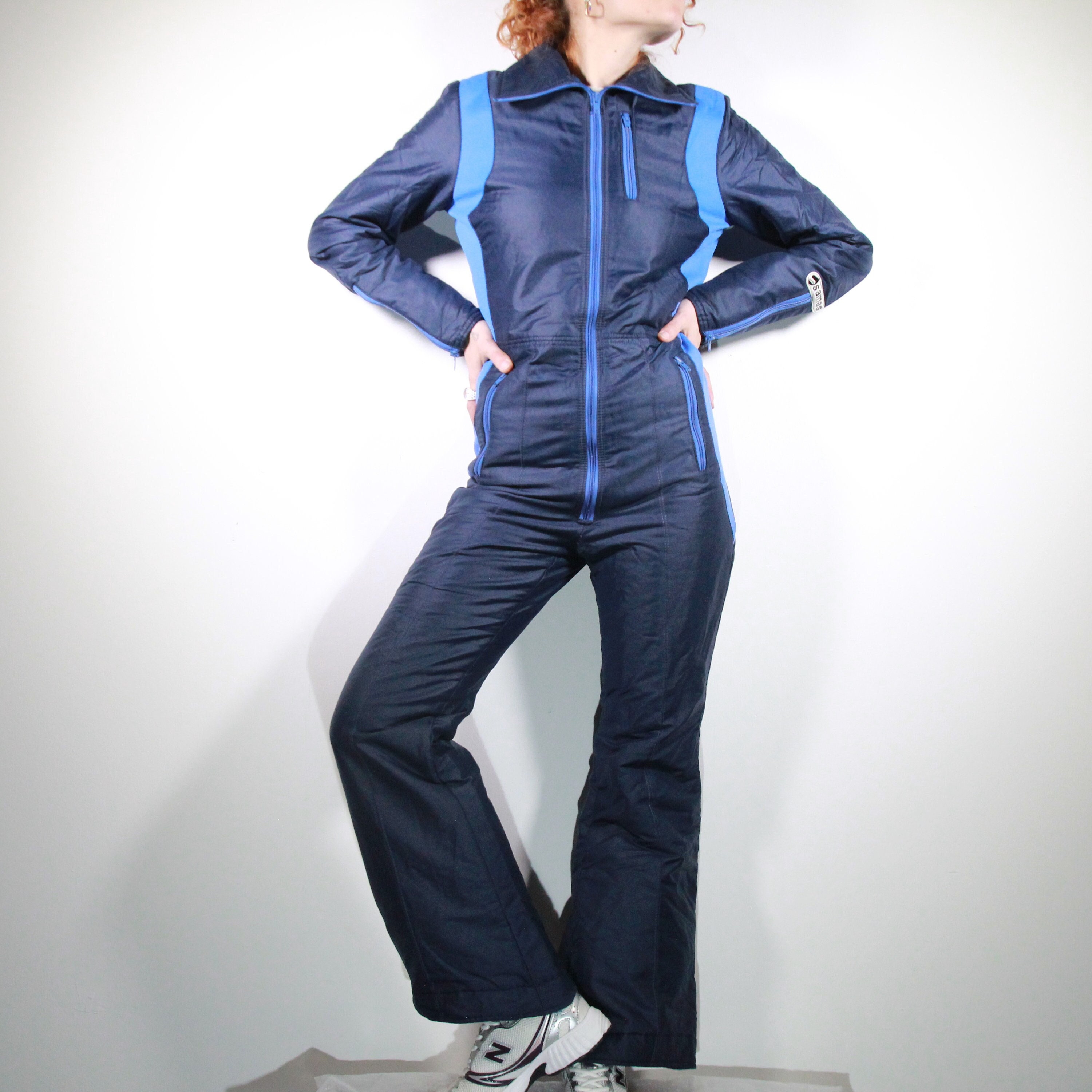 Vintage Retro 80s 90s Ski Suit Skisuit Snowsuit Wear Jumpsuit Etsy