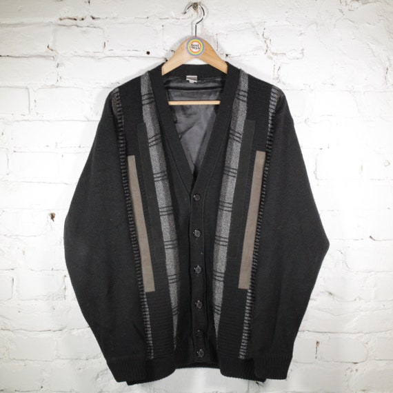 Vintage Strickjacke Cardigan Size L-XL Detlev Albe