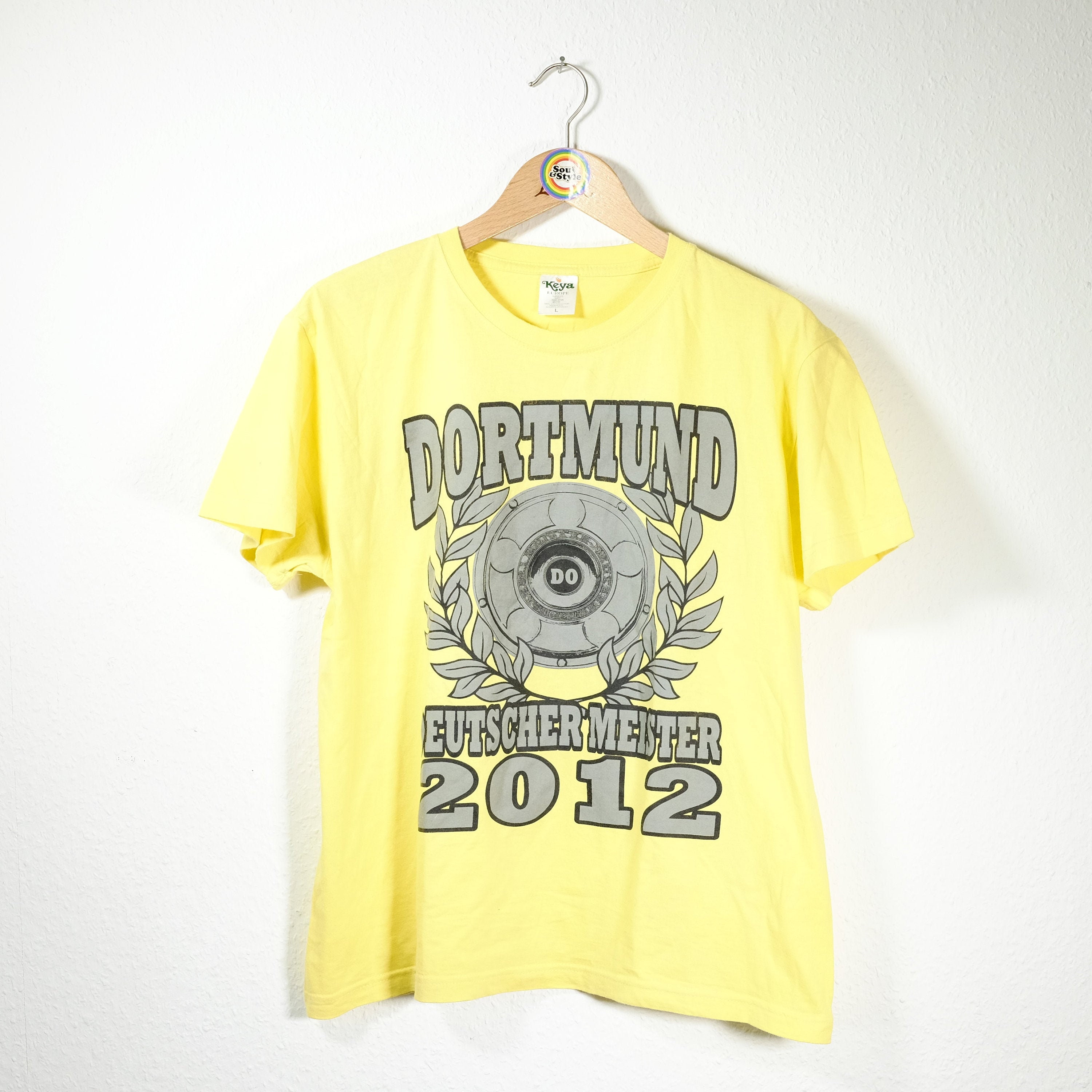 Bvb Dortmund 12 T Shirt Size L Etsy
