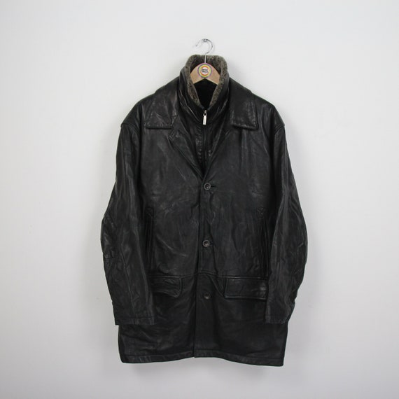 Vintage 80s 90s Leather Jacket Size M 50 Rosner - Etsy