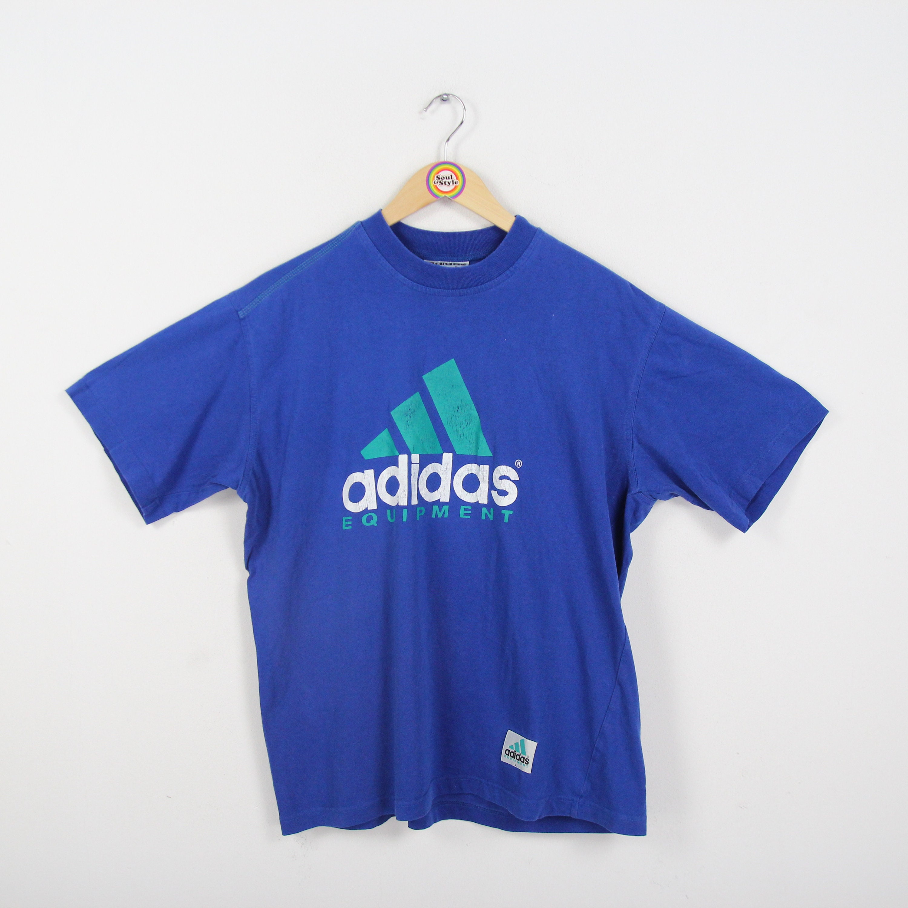Vintage T-shirt Size L (D7) Adidas Equipment - Etsy