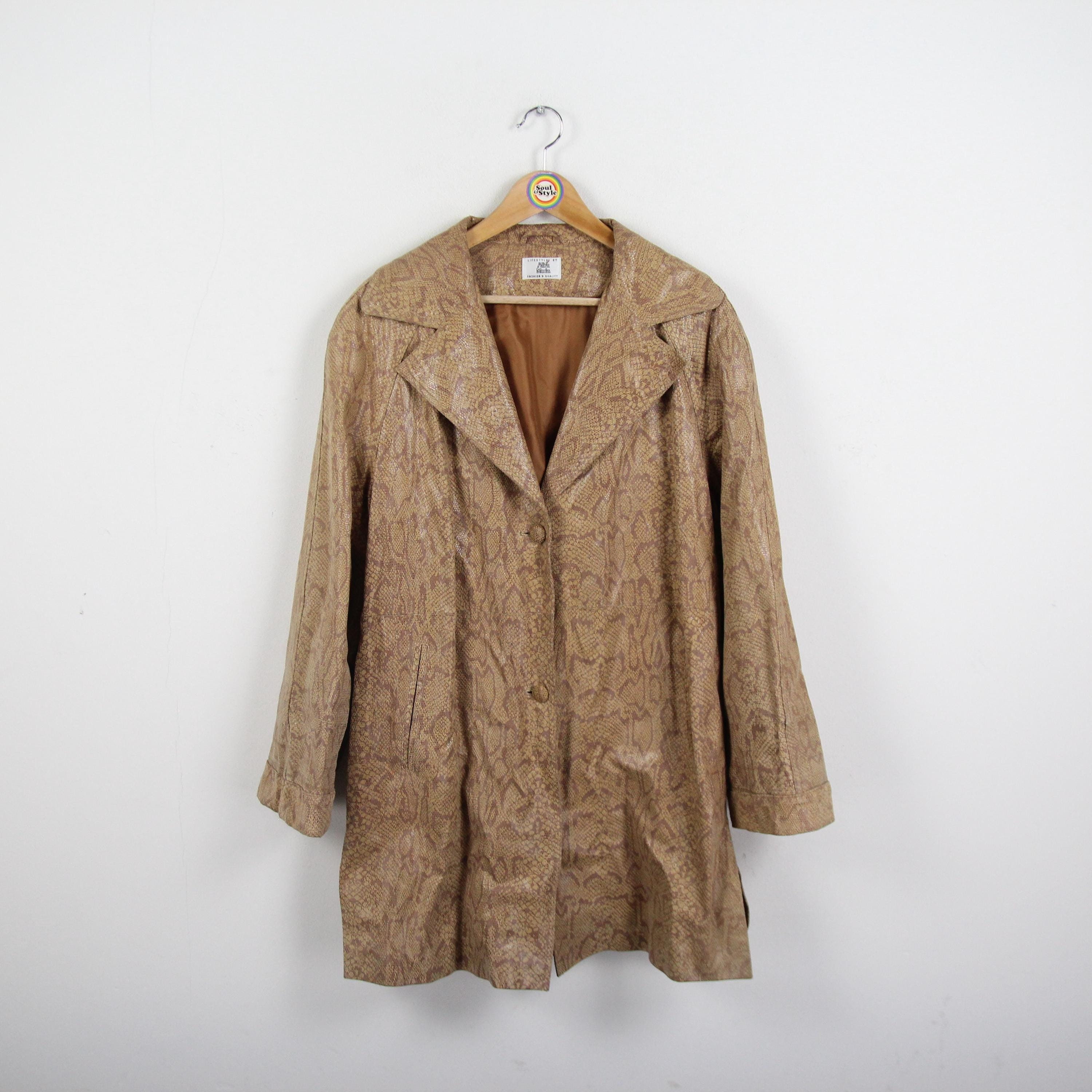 ヴィンテージ 80年代 90年代 レディース レザーコート サイズL