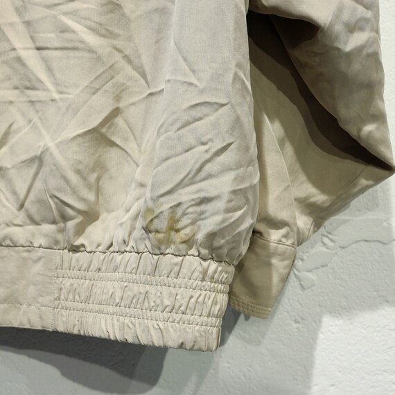 Vintage 90s Silk Jacket Silk Blouson L 54 - Etsy