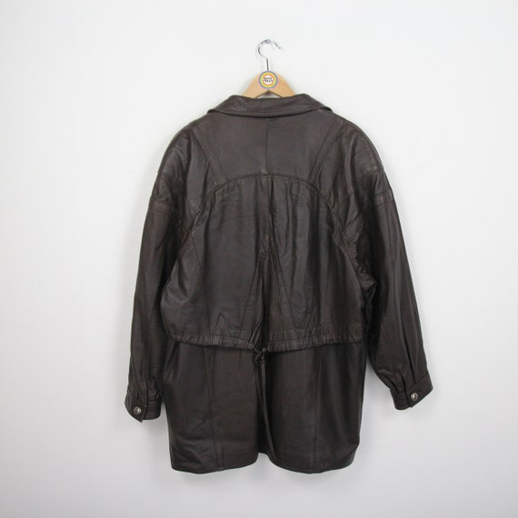 Vintage 80s 90s Leather Jacket Size L (44 Women's Size) Yorn Vintage 80s 90s Leather Jacket Size L (44 Women's Size) Yorn