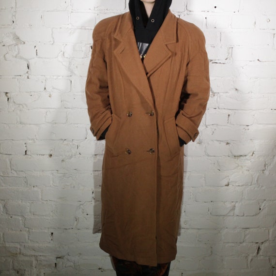 Vintage 90s Cashmere Wool Jacket Coat Size M Women's Size