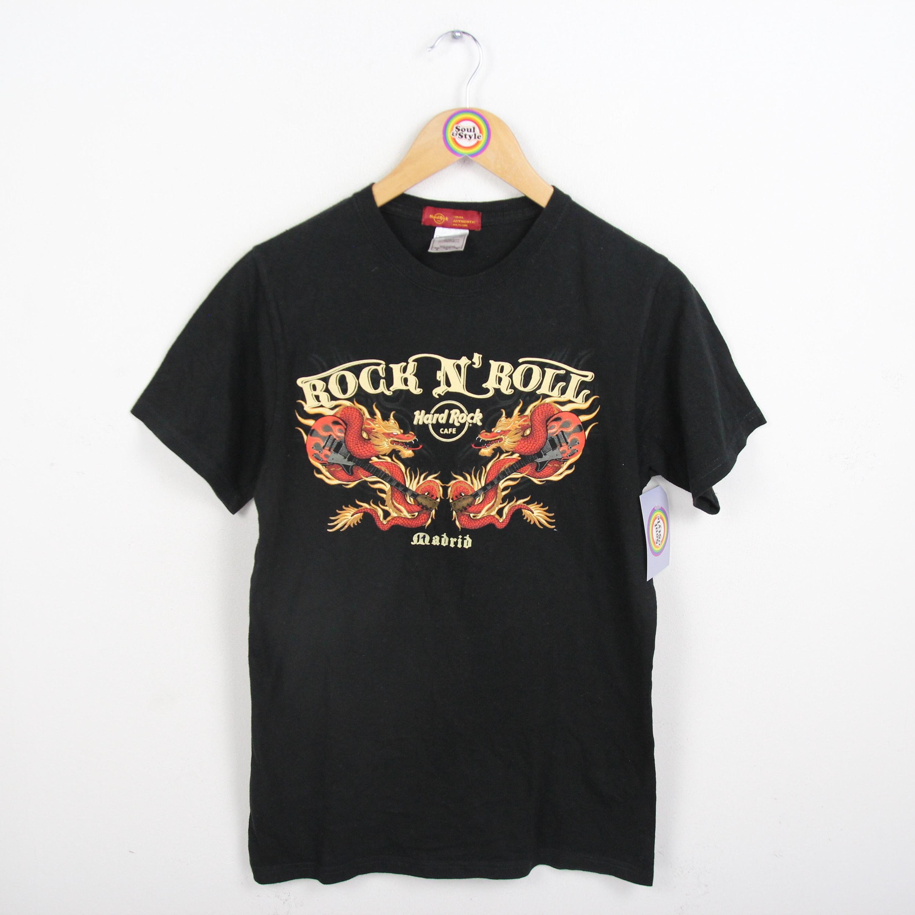 T shirt vintage taglia S Hard Rock Cafe Madrid Etsy Italia