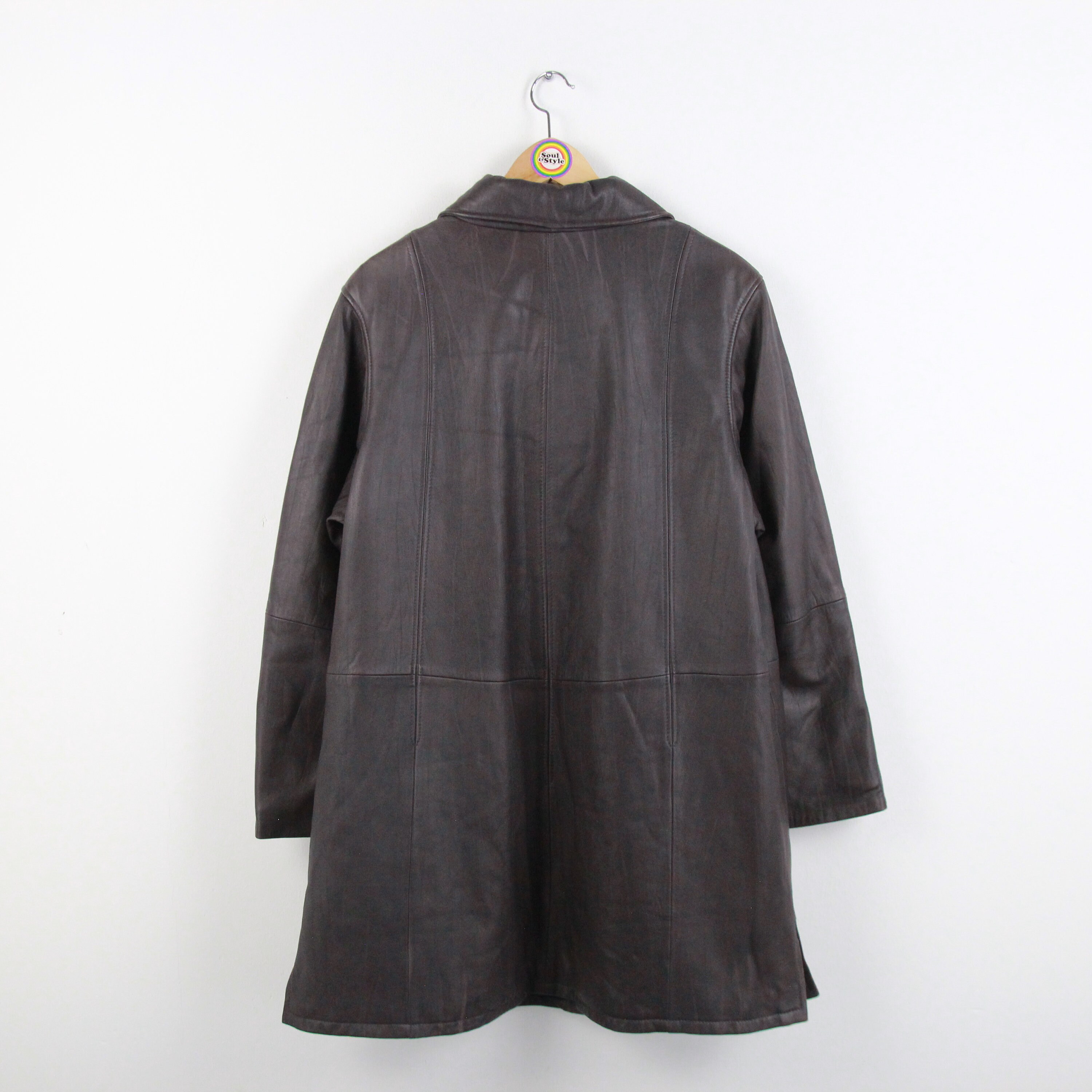 Vintage 80s 90s Leather Jacket Size M (38 Women's Size