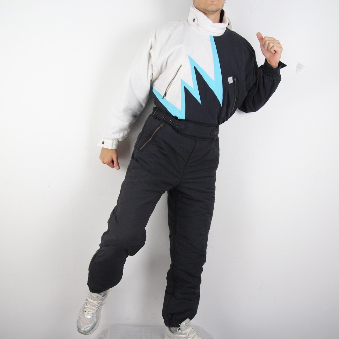 Vintage Retro 80s 90s Ski Anzug Skisuit Schneeanzug Wear - Österreich