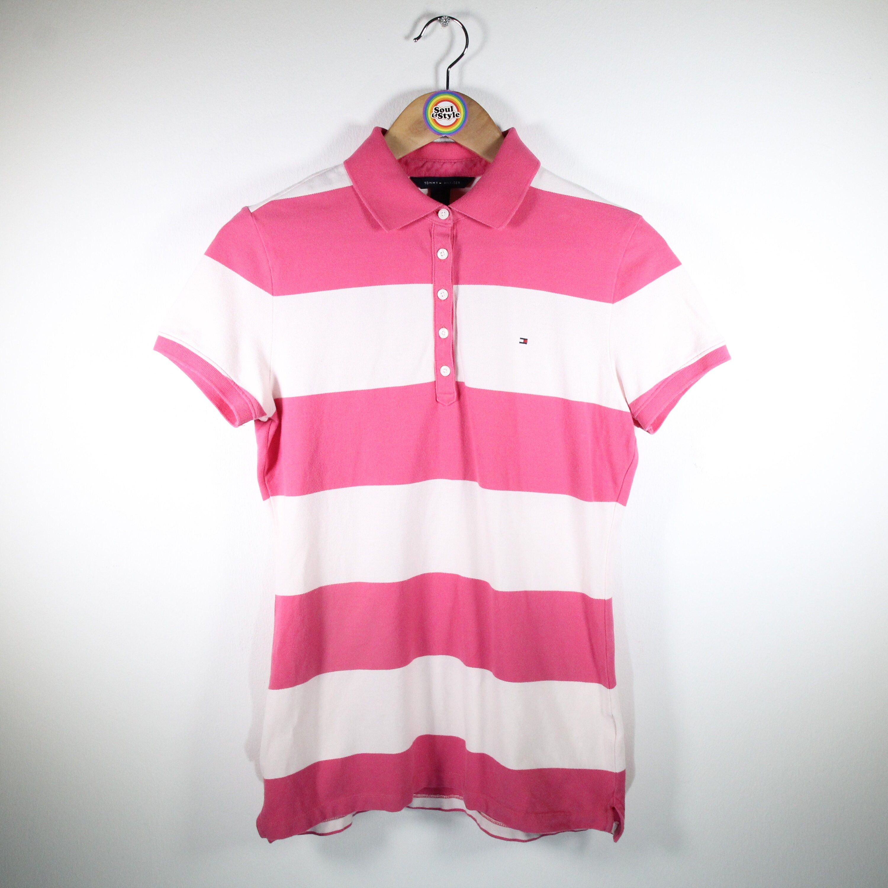 Vintage Polo Shirt M women's Size Tommy Hilfiger - Etsy