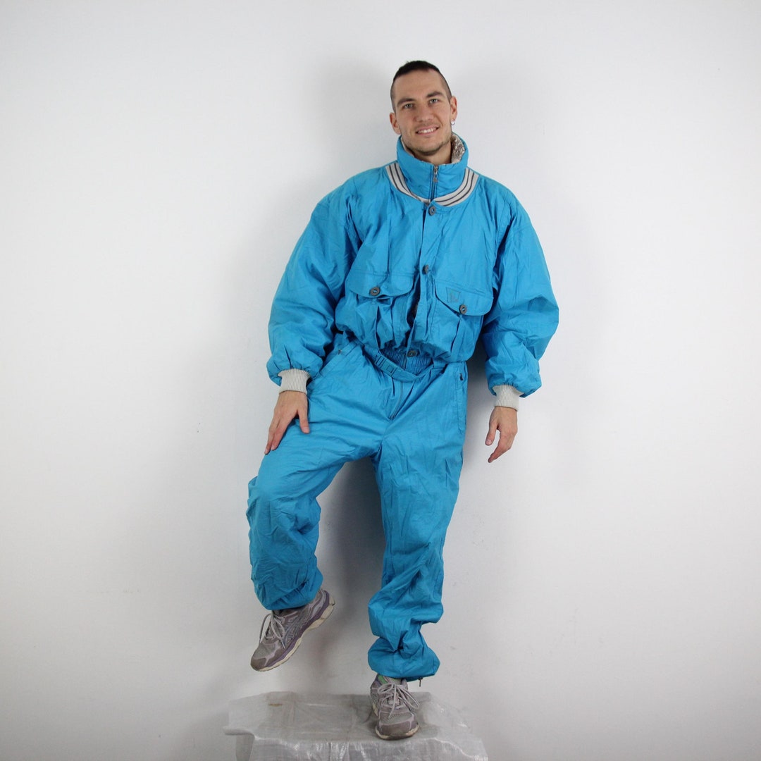 Combinaison De Ski Vintage Luhta Années 90 - Taille 42 (XL) Multicolore - Snowsuit Rétro