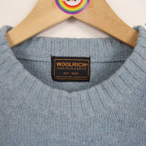 Vintage 80s Strickpullover Size größe S-M Woolrich - image 4