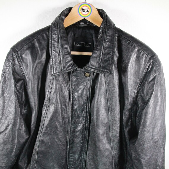 Vintage 80s 90s Leather Jacket Size L-XL (44, Women's Size Vintage 80s 90s Leather Jacket Size L-XL (44, Women's Size