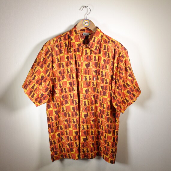 Vintage Short Sleeve Shirt 90s Size L 