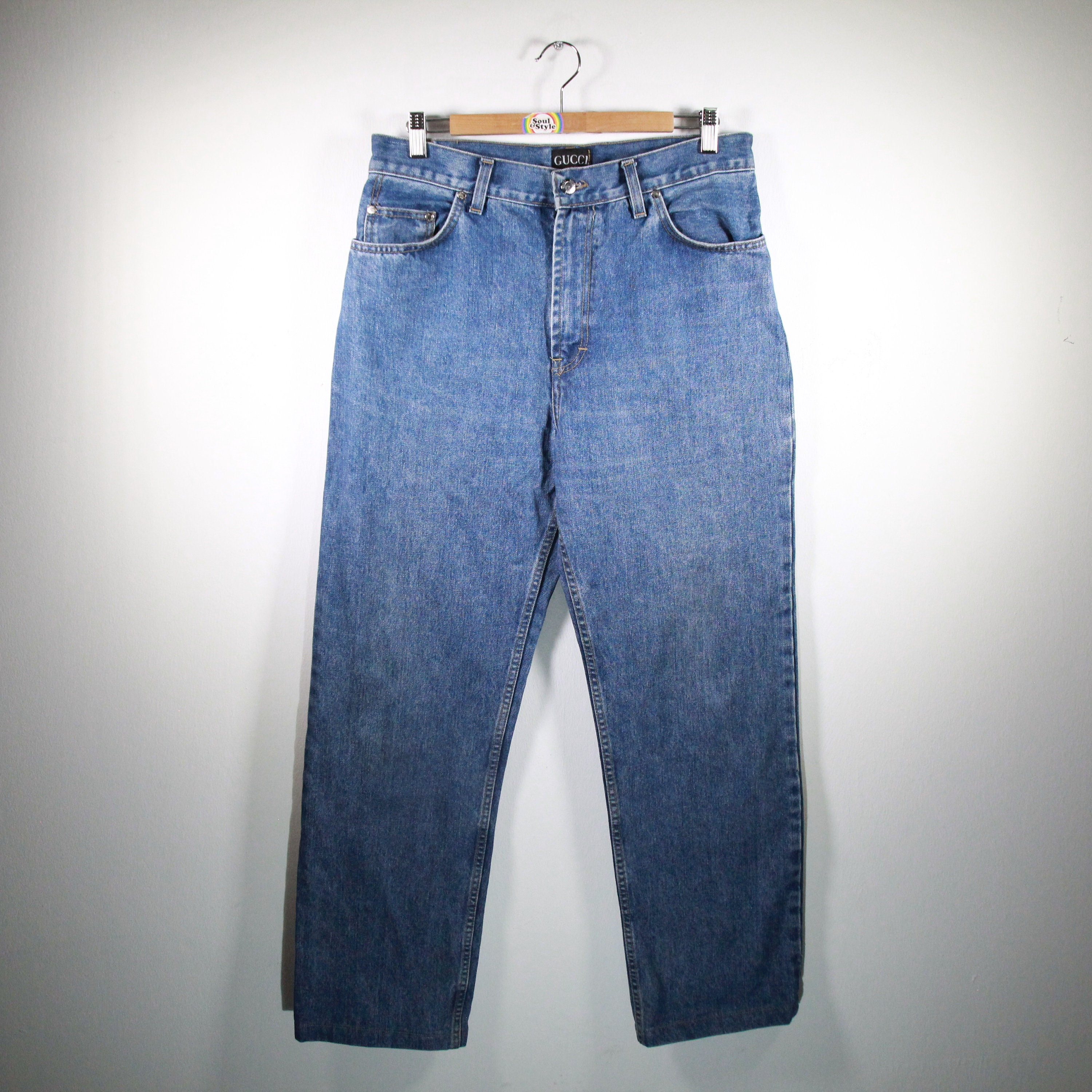 Vintage Jeans Size W34 L34 80s 90s - Etsy