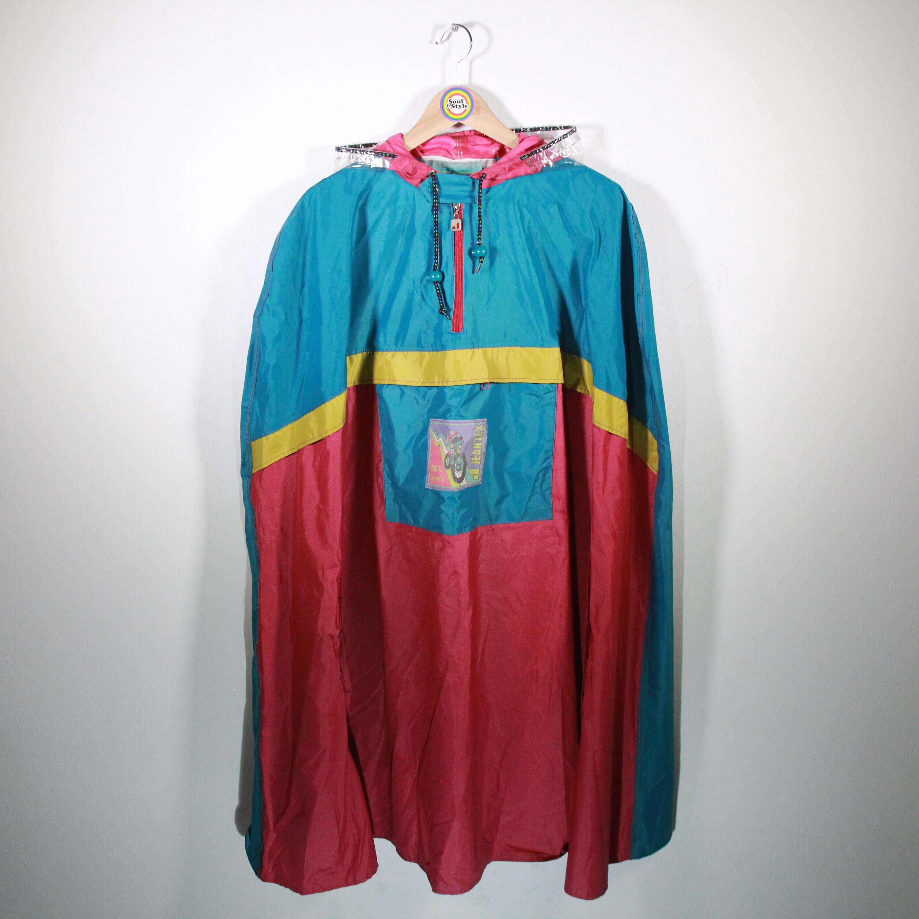 Vintage 90s Rain Jacket Slip Jacket L 