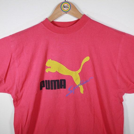 希少 80s USA製 Puma Sun Faded Vintage Tee 希少 80s USA製 Puma Sun Faded Vintage Tee