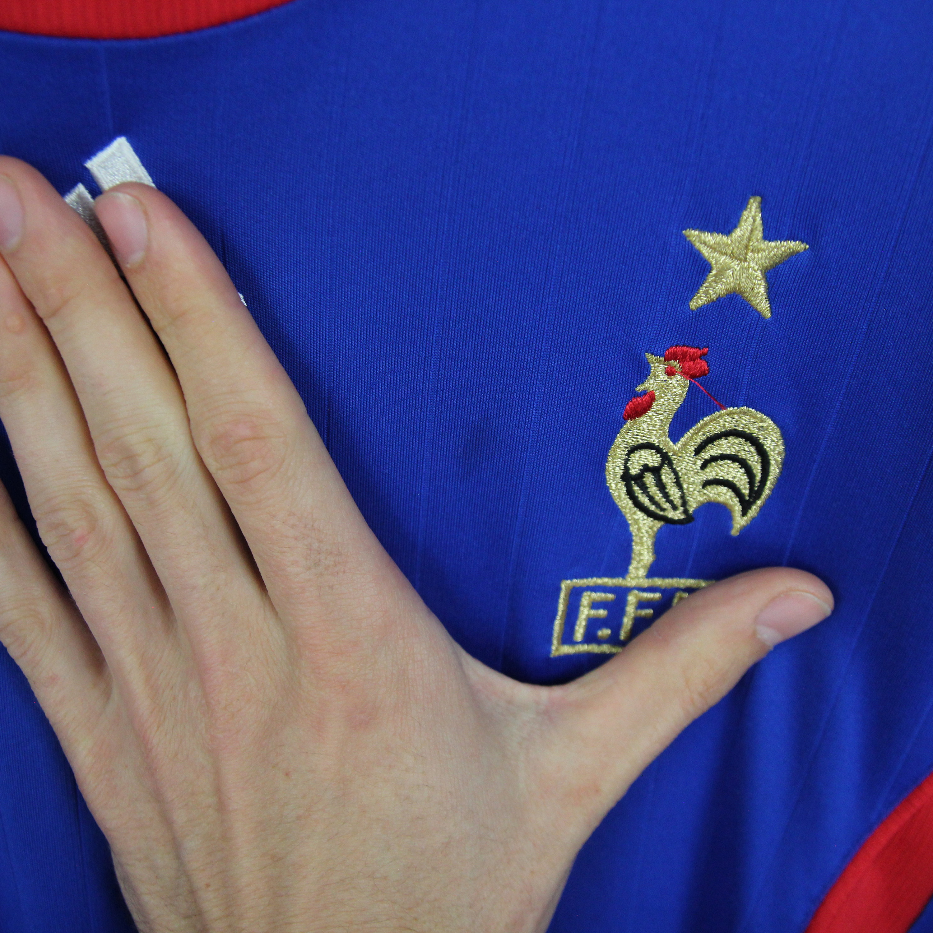 Vintage T-shirt Jersey Size XL France 2006 Home FFF World