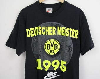 Vintage T-shirt Size M BVB Borussia Dortmund German Champion