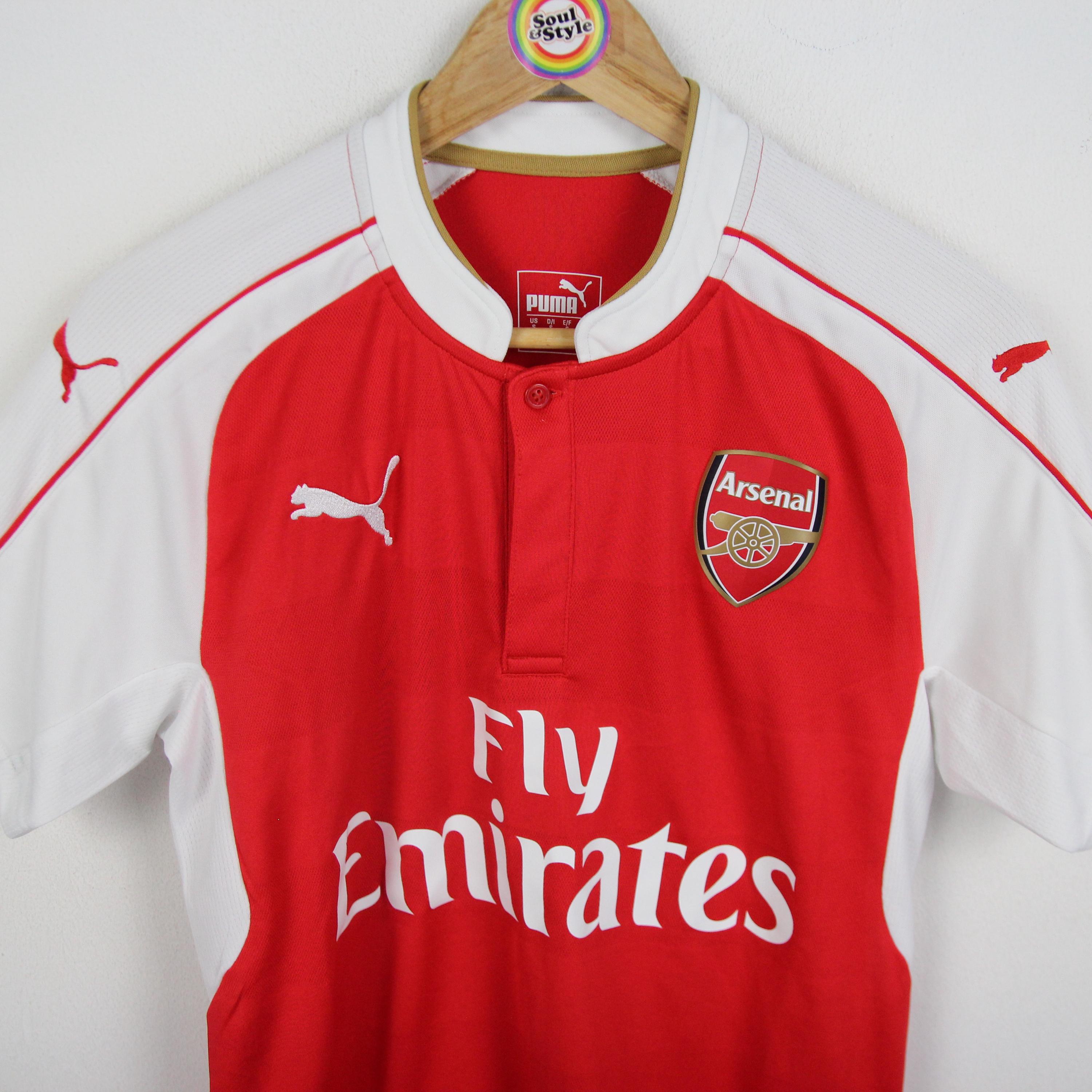 SAMPLE Vintage T-shirt Jersey Size S Arsenal FC 2015-2016 Home 15