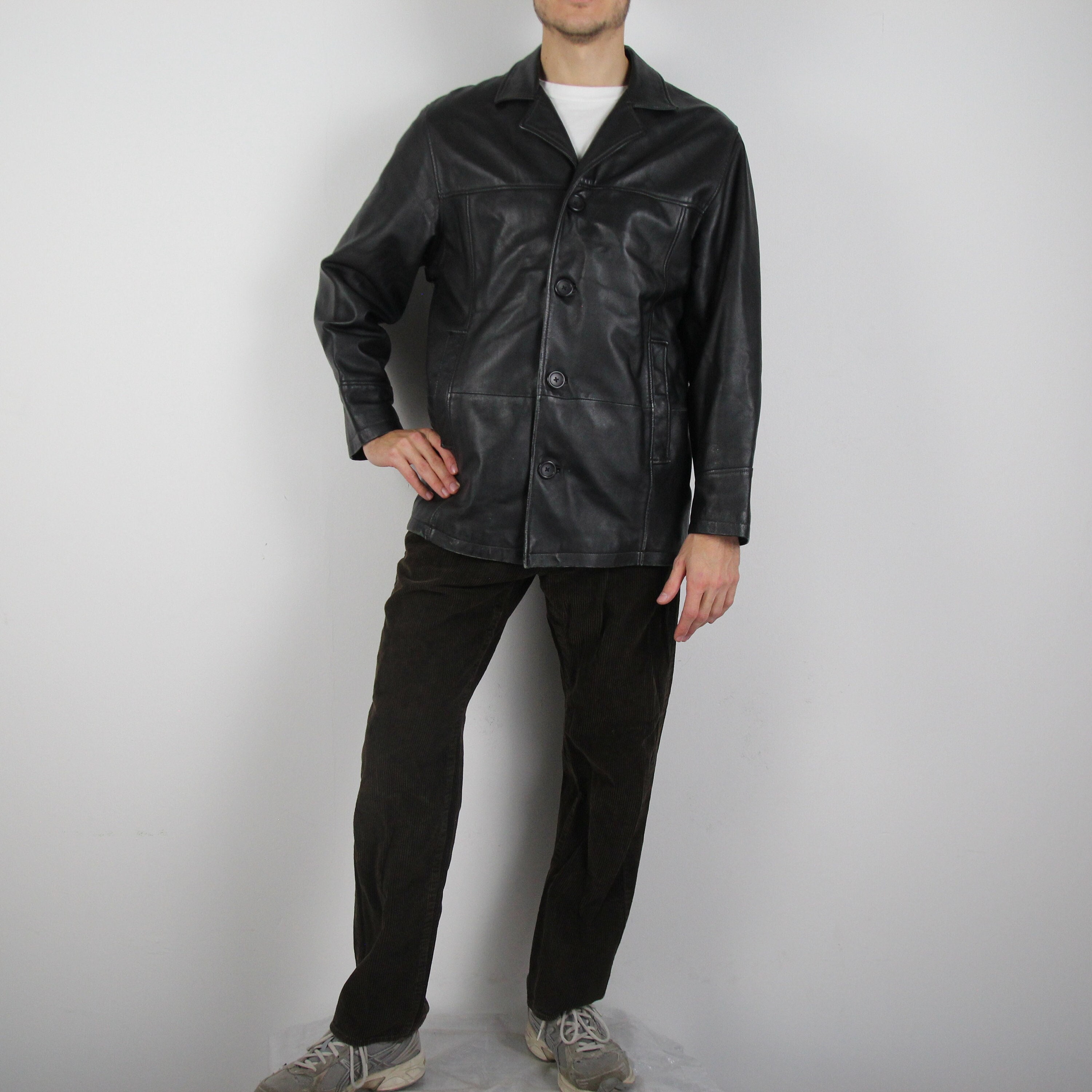 極渋‼️ 80〜90s VINTAGE LEATHER ITALY MOVE 極渋‼️ 80〜90s VINTAGE LEATHER ITALY MOVE - メルカリ