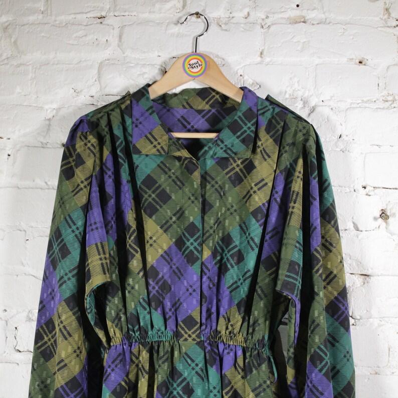 Vintage 80s 90s Dress Kleid Size L