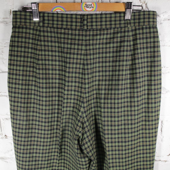 Vintage Wool Highwaist Pants Women Size L - XL (4… - image 4