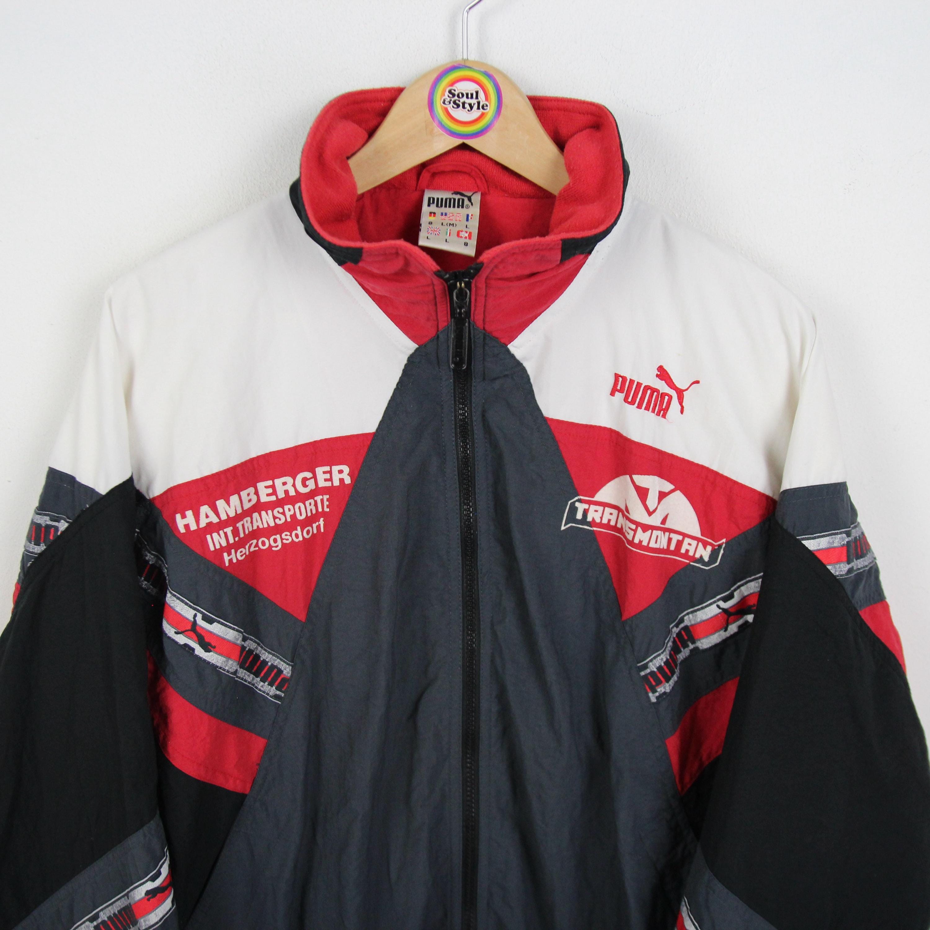 Vintage 90s Sports Jacket M-L Puma Training Jacket Sports Parka - Etsy