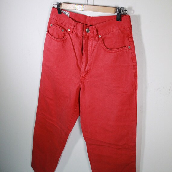 Vintage highwaist trousers jeans women's size M 8… - image 3