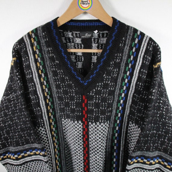 Vintage 80s Knitted Sweater Size M San Marco - Etsy
