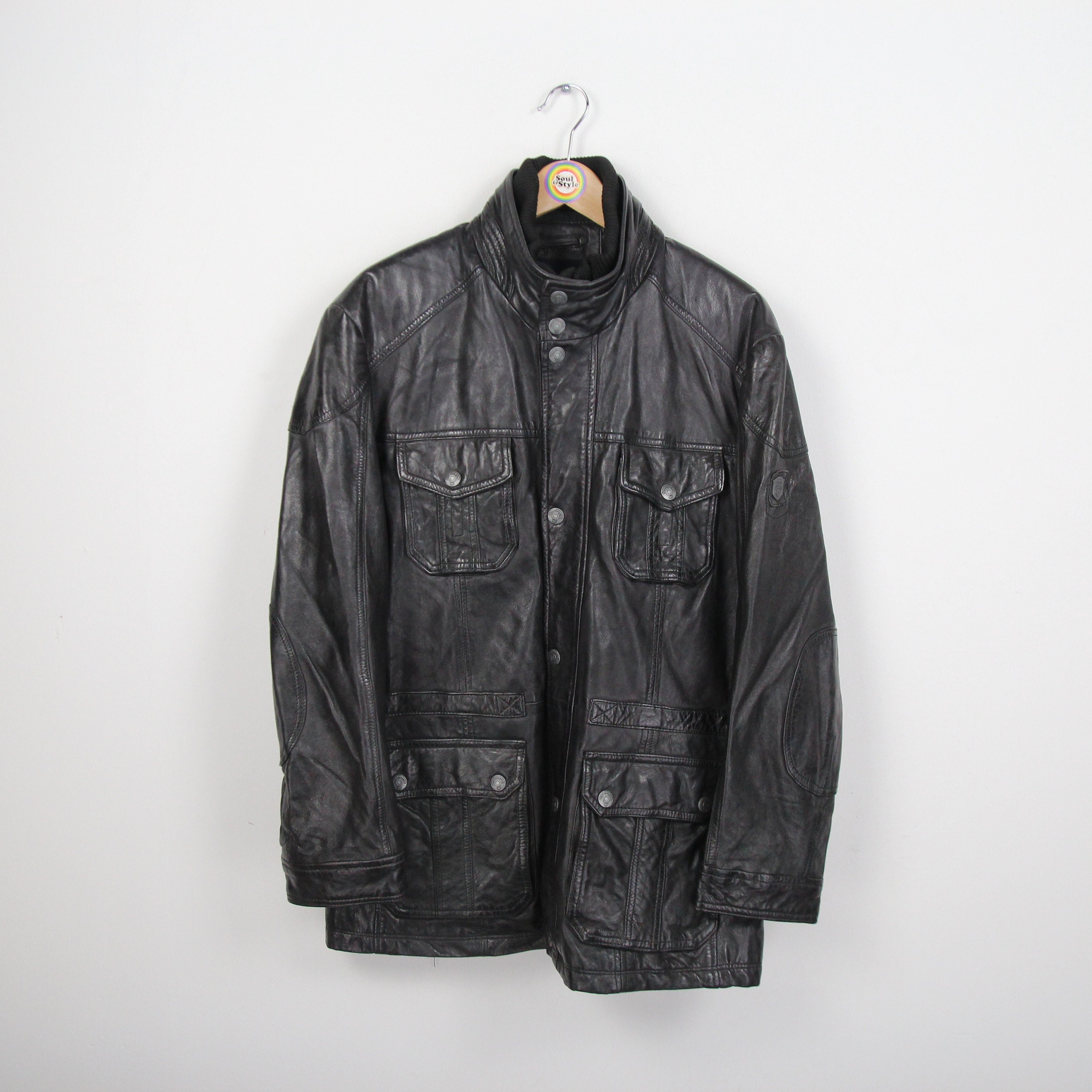 Vintage 80s 90s Leather Jacket Size S-M Engbers Lamb Leather Vintage 80s 90s Leather Jacket Size S-M Engbers Lamb Leather