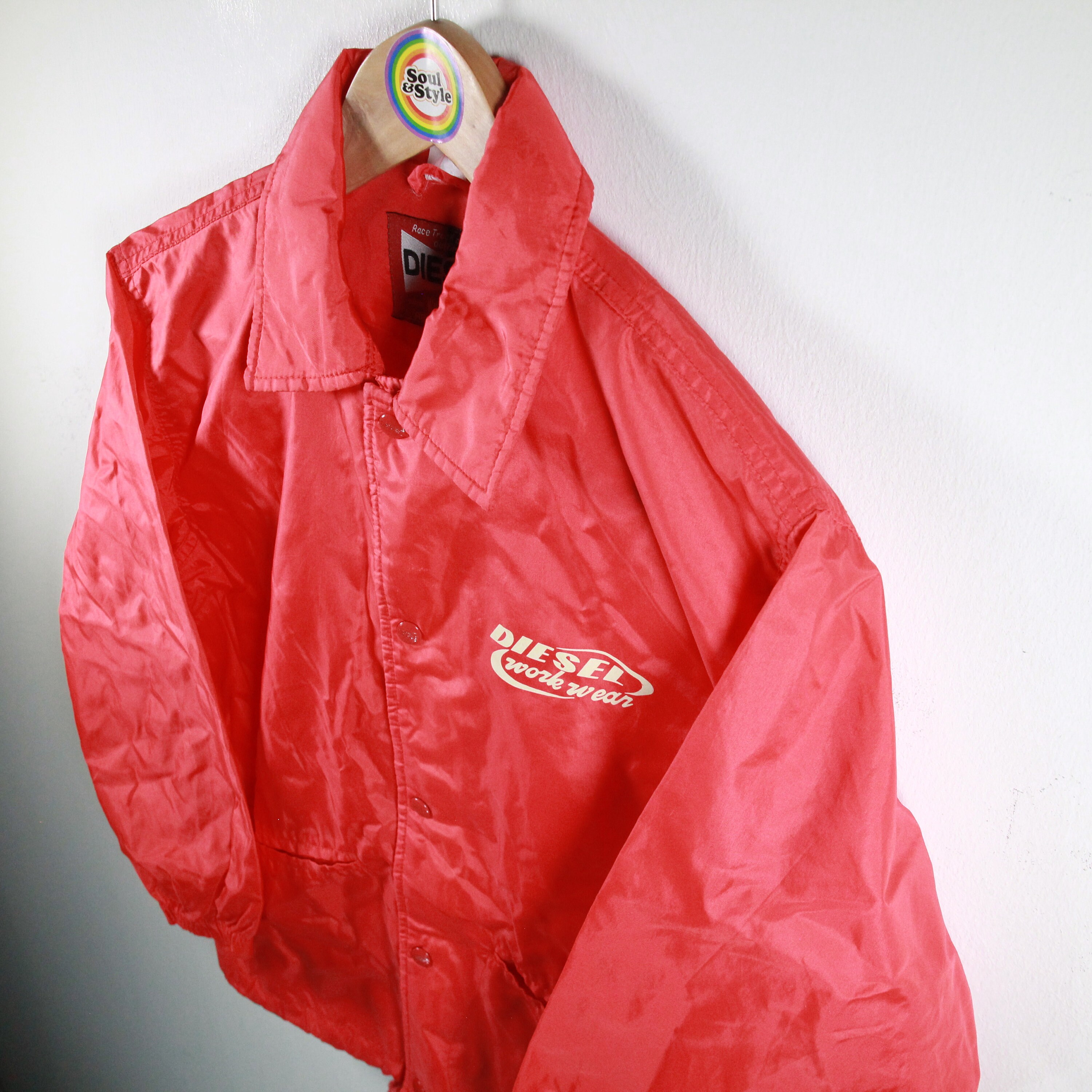 Vintage 90s Rain Jacket XS Windbreaker 