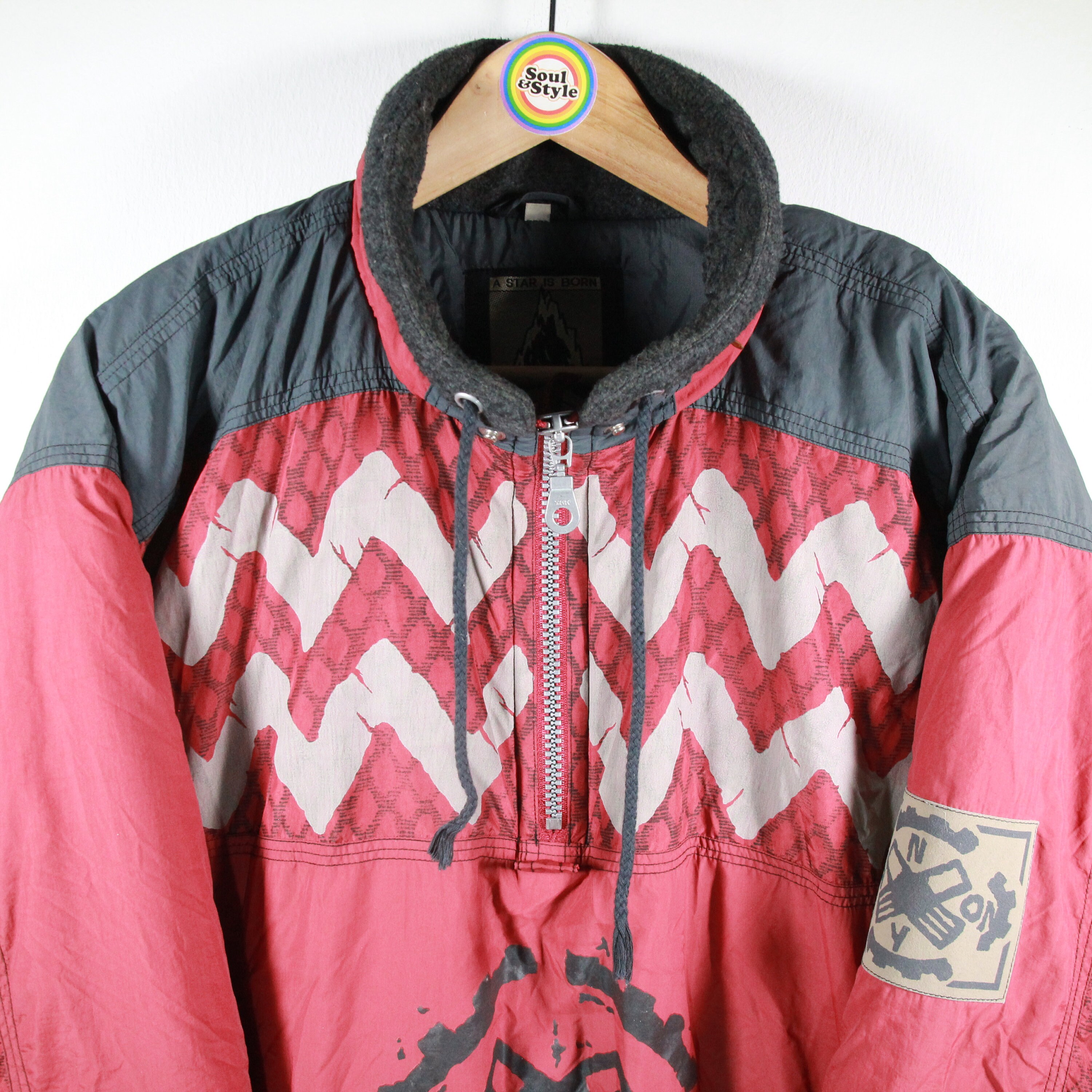 Vintage 90s Ski Jacket Skiblouson Winter Jacket Size M-L