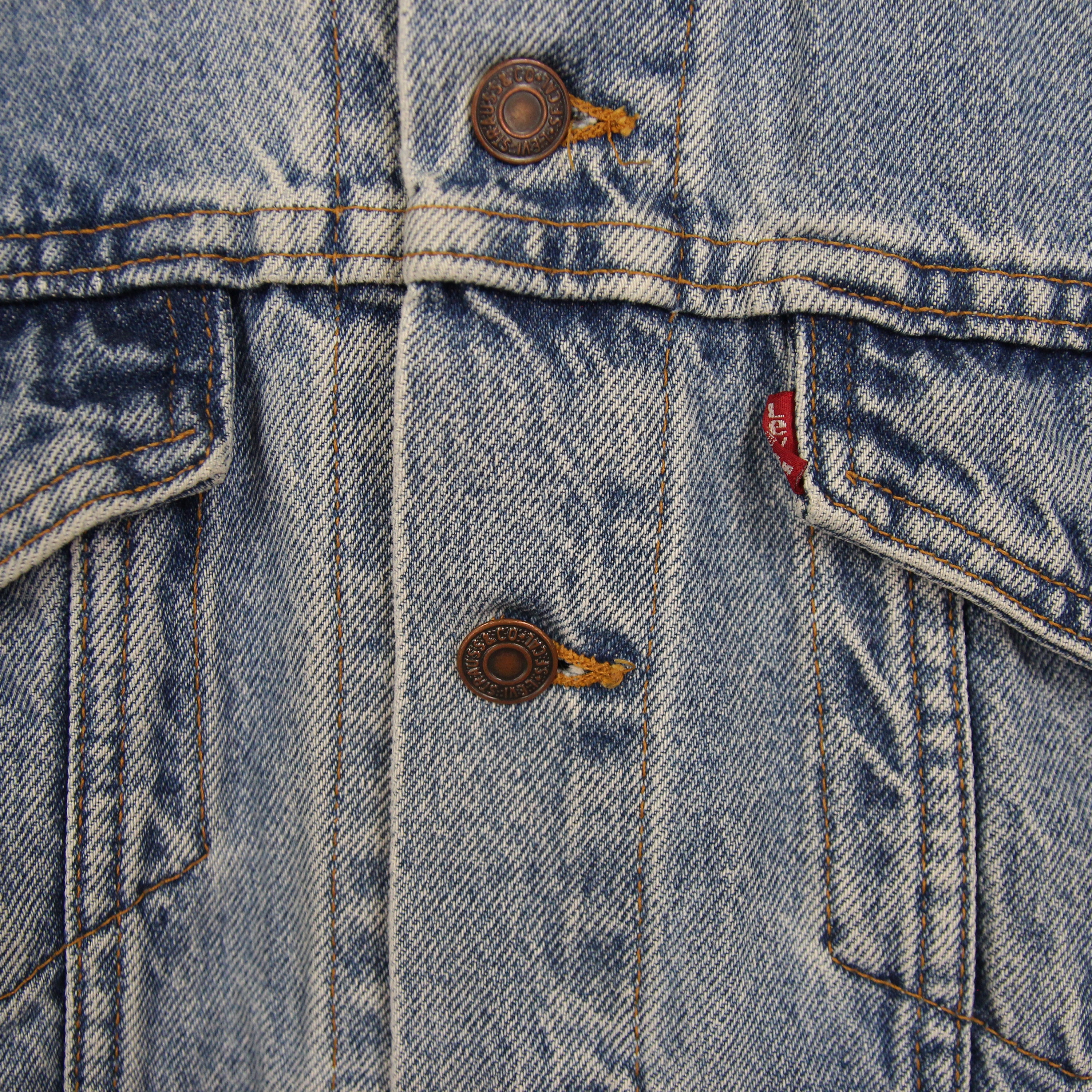 Vintage 90s Jeans Jacket Denim Jacket Size M (women's Size