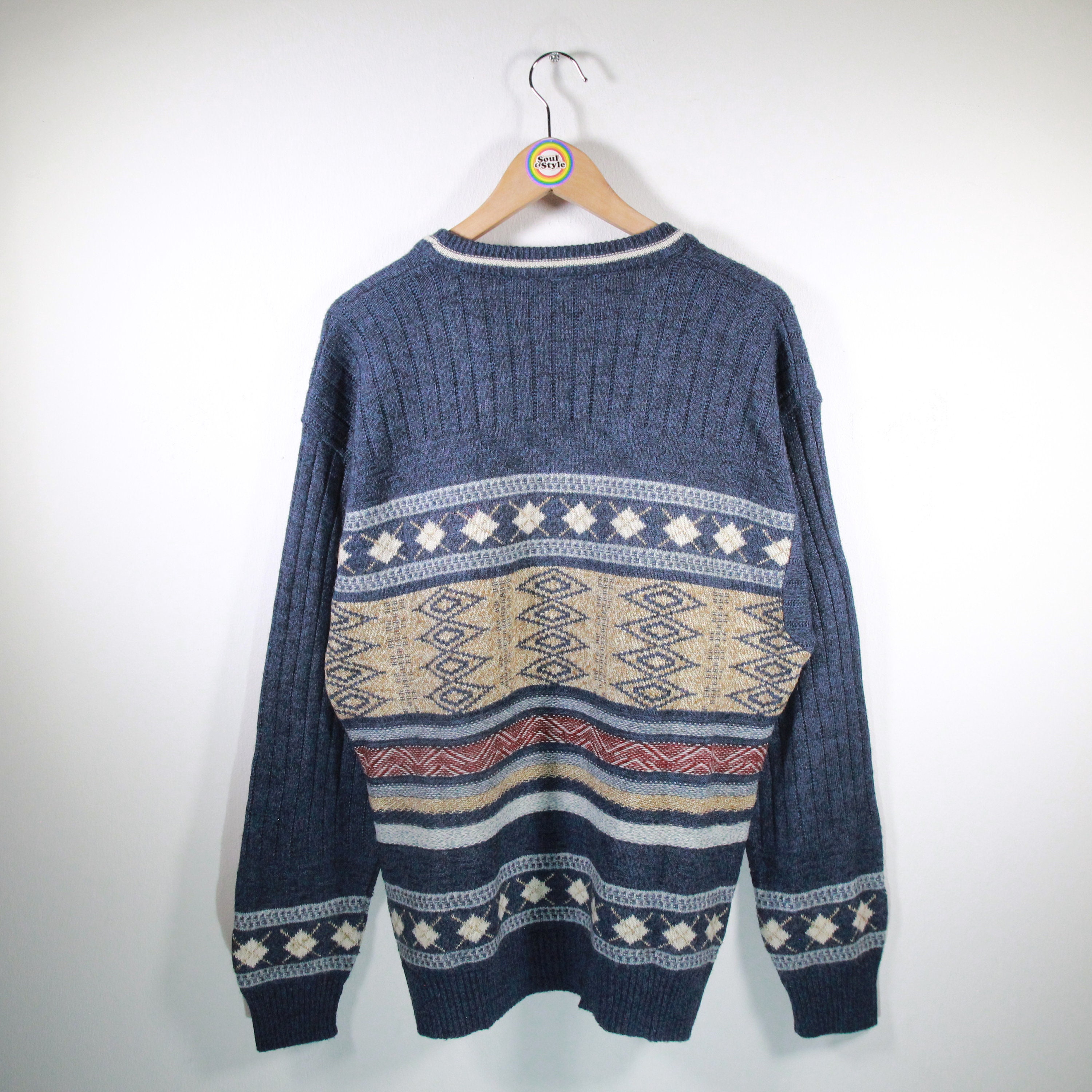 Jersey punto vintage 80s talla L Canda C A Etsy M xico