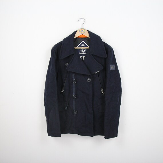 Superdry navy peacoat clearance