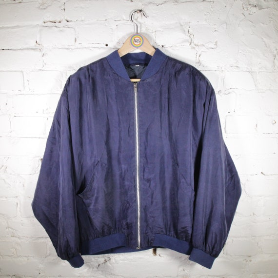 Vintage 90s Silk Blouson Size M