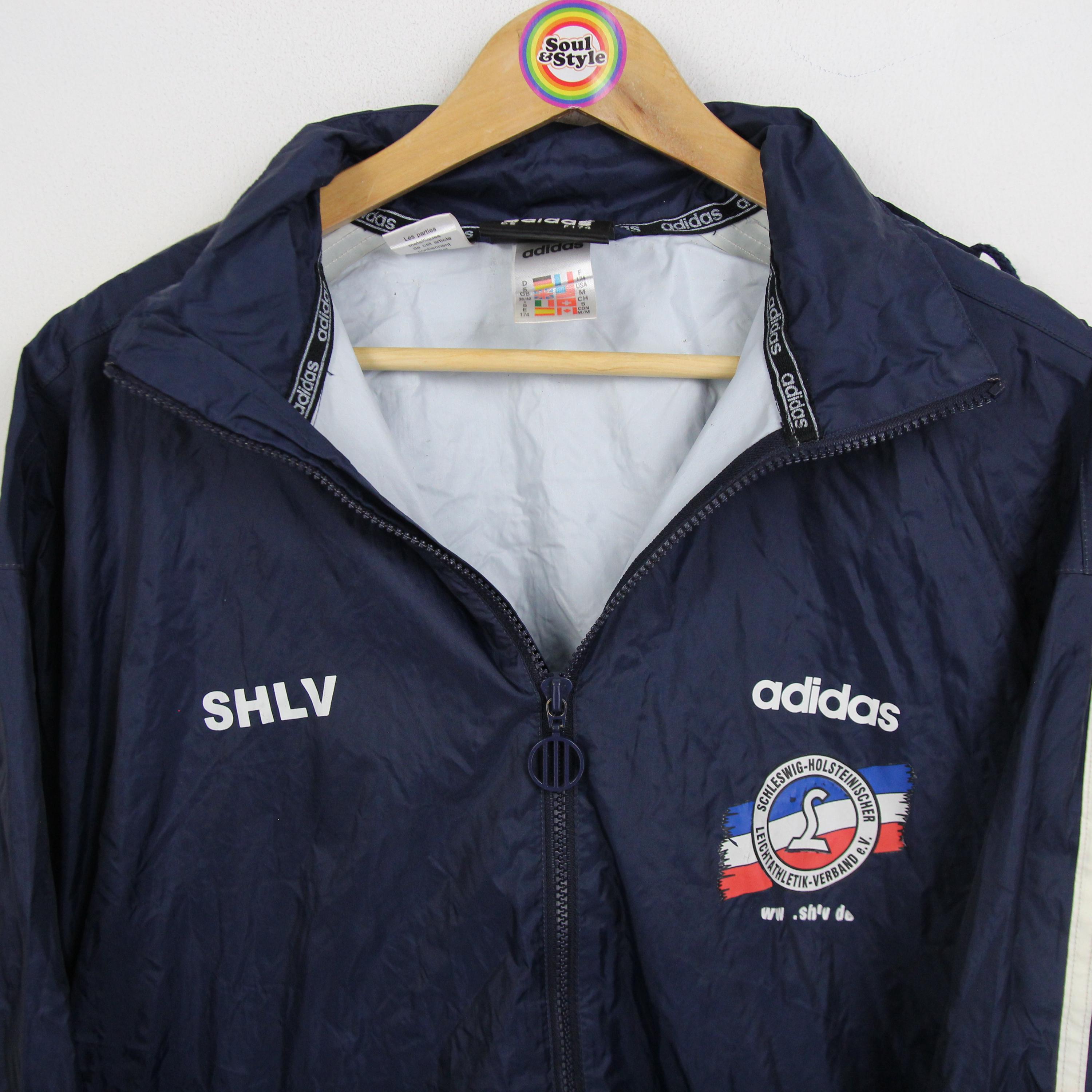 Vintage 90s Adidas Rain Jacket M (D5/F174) Windbreaker