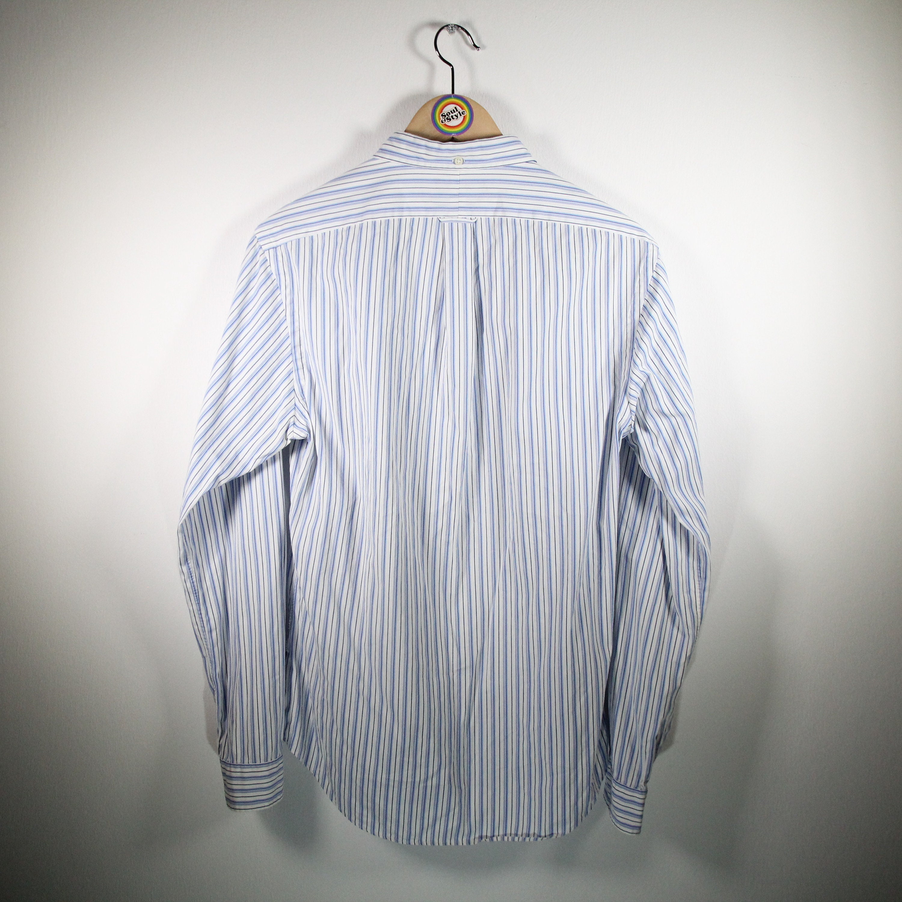 Vintage 90s Long Sleeve Shirt Size M slim Fit Ralph Lauren - Etsy 