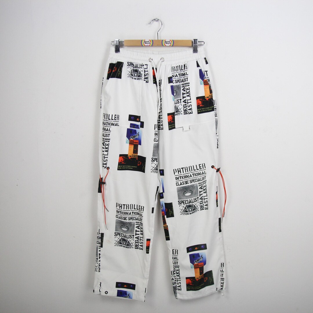 Vintage 90s Sports Trousers, Size M - Etsy
