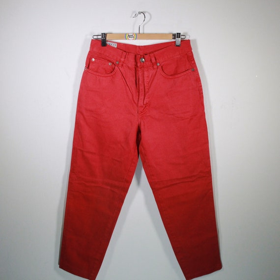 Vintage highwaist trousers jeans women's size M 8… - image 1