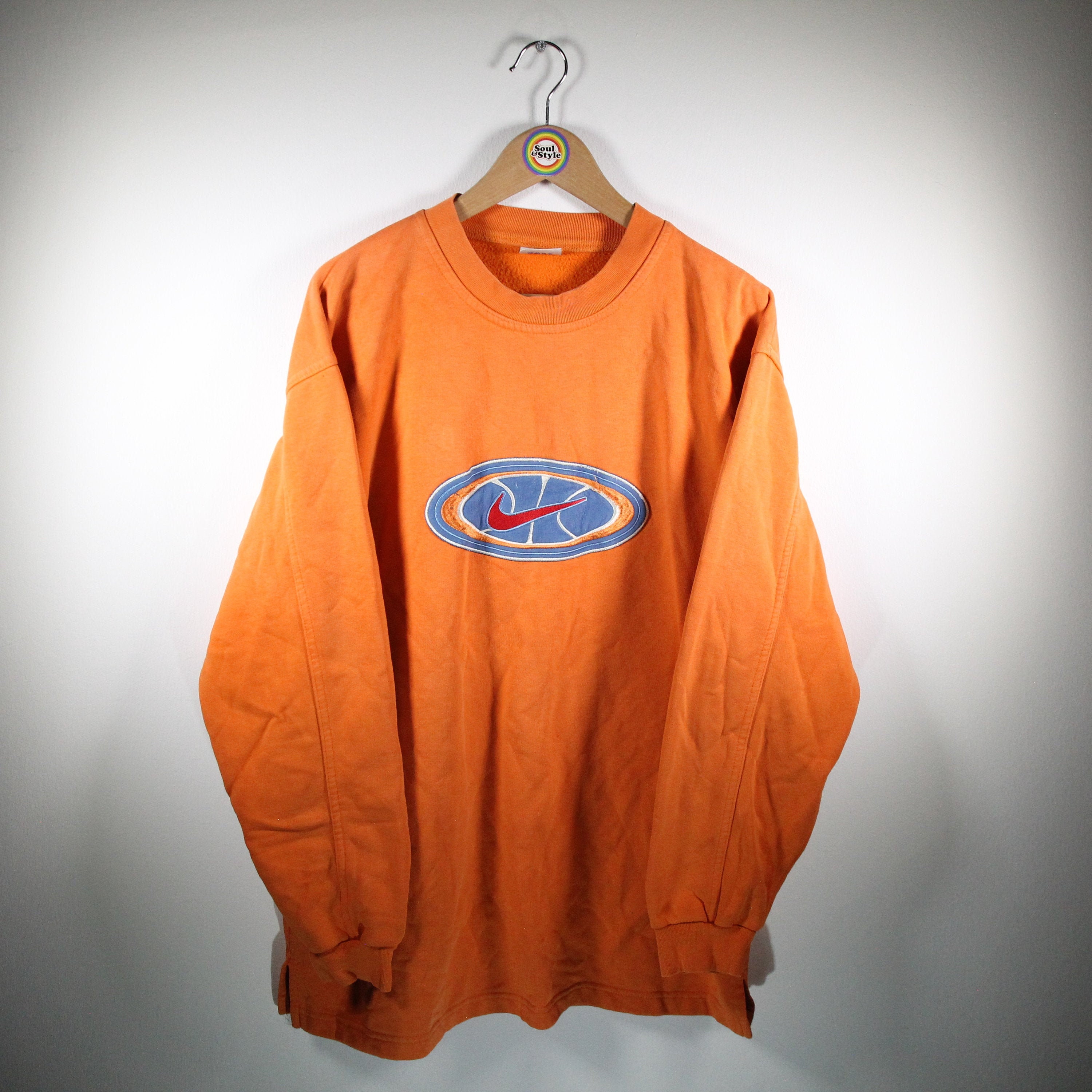 Vintage 90s Sport Sweater Pullover LXL Nike Etsy