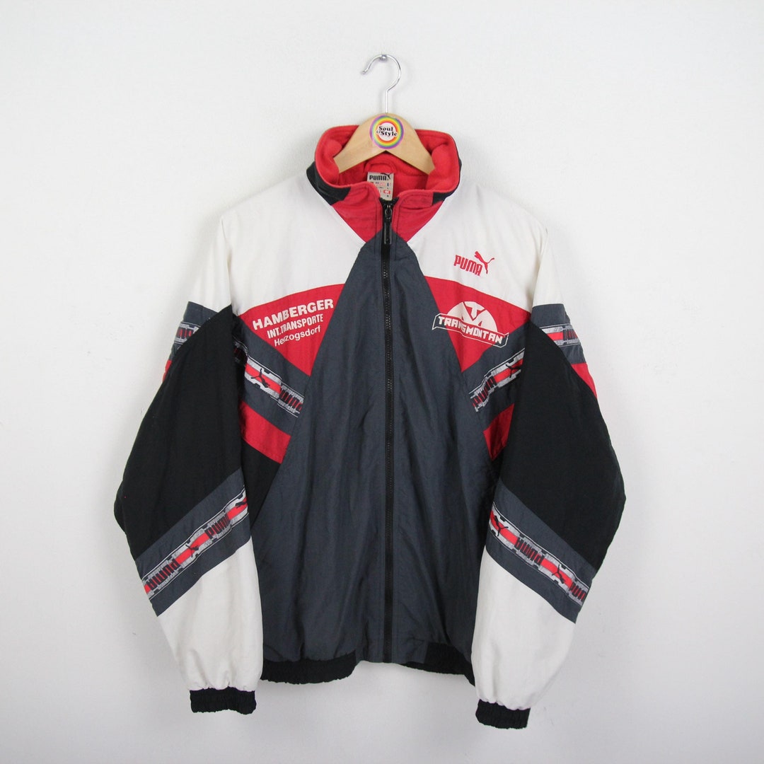 Vintage 90s Sports Jacket M-L Puma Training Jacket Sports Parka - Etsy