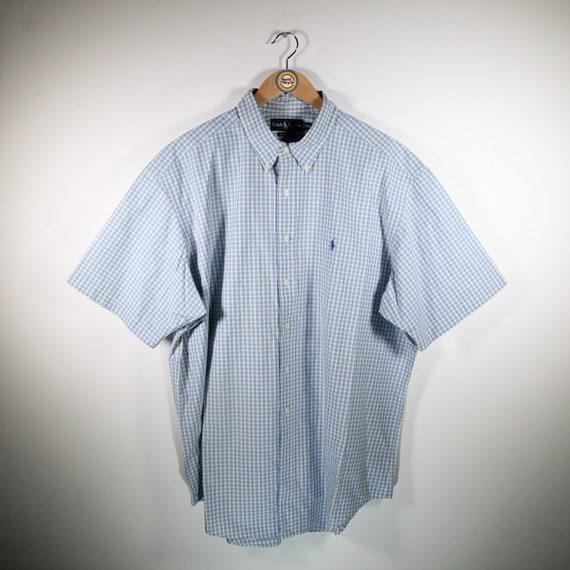 Vintage Short Sleeve Shirt 90s Size 2XL Ralph Lauren - Etsy