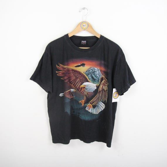 ヴィンテージTシャツ サイズL Rockvolution イーグルモチーフ - Etsy 日本