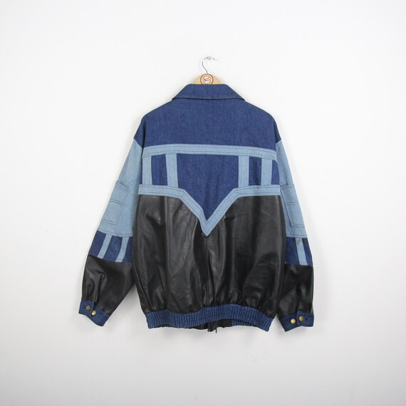 Vintage 90s Blouson Size XL (54) Jacques Lorant Faux Leather