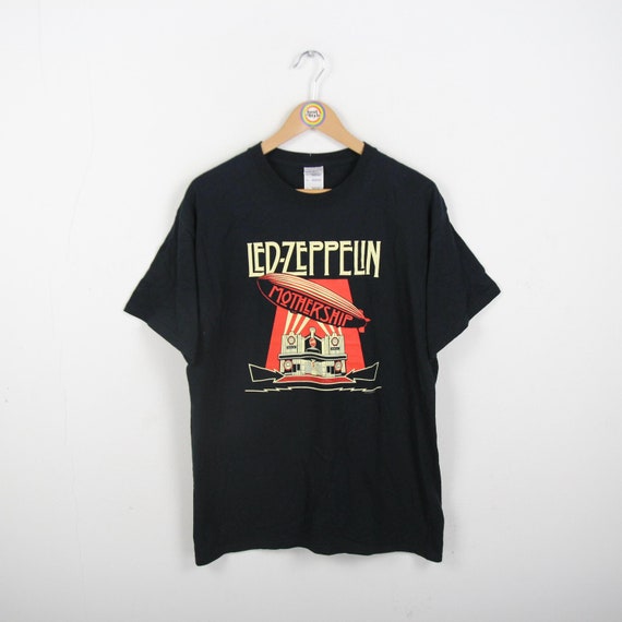 Vintage T-shirt Size L Led Zeppelin Mothership Gildan - Etsy