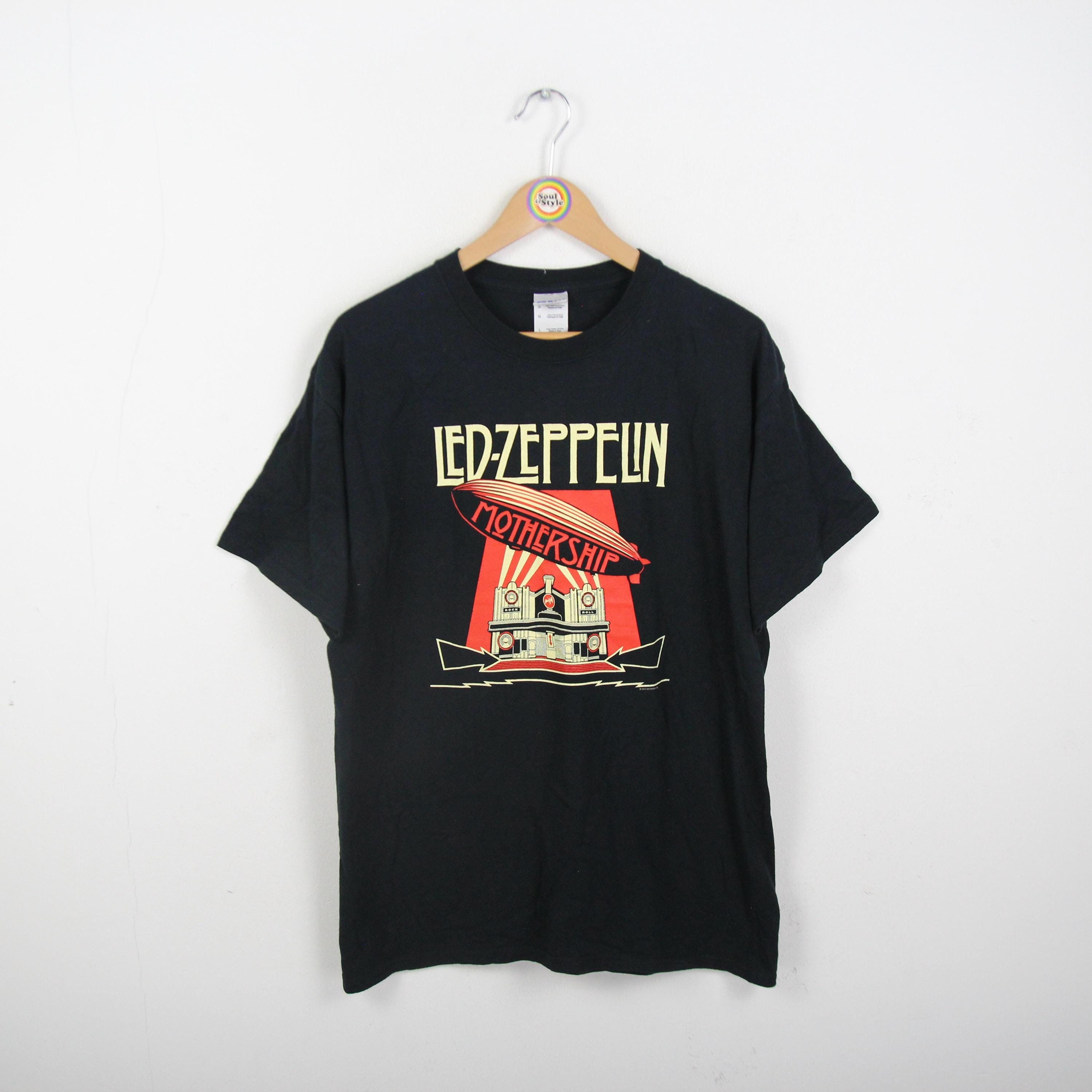 LED ZEPPELIN Tシャツ Lサイズ Vintage T-shirt Size L Led Zeppelin Mothership Gildan - Etsy
