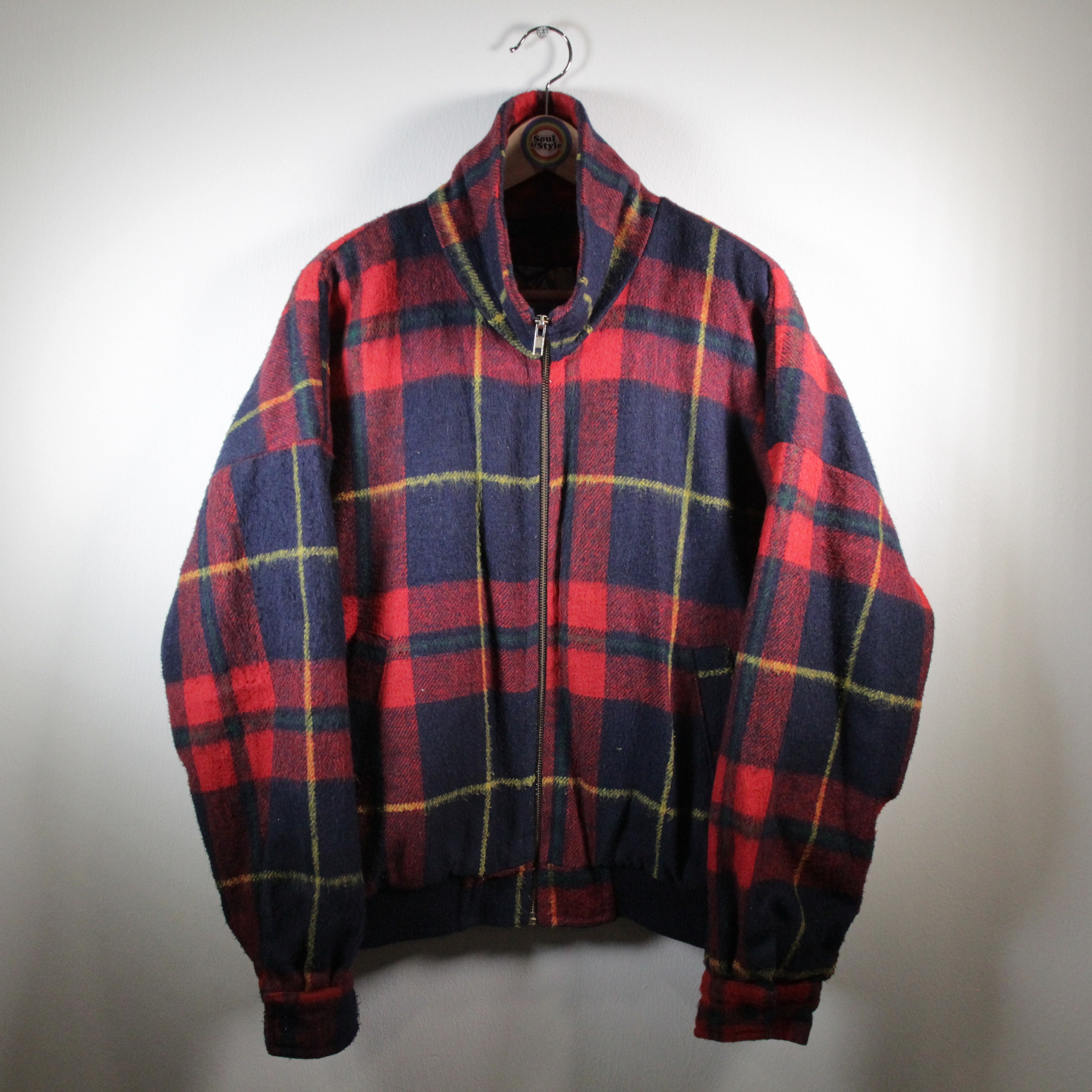 Vintage 90s Flannel Jacket Lined Size L Canadian Lumberjack | Etsy