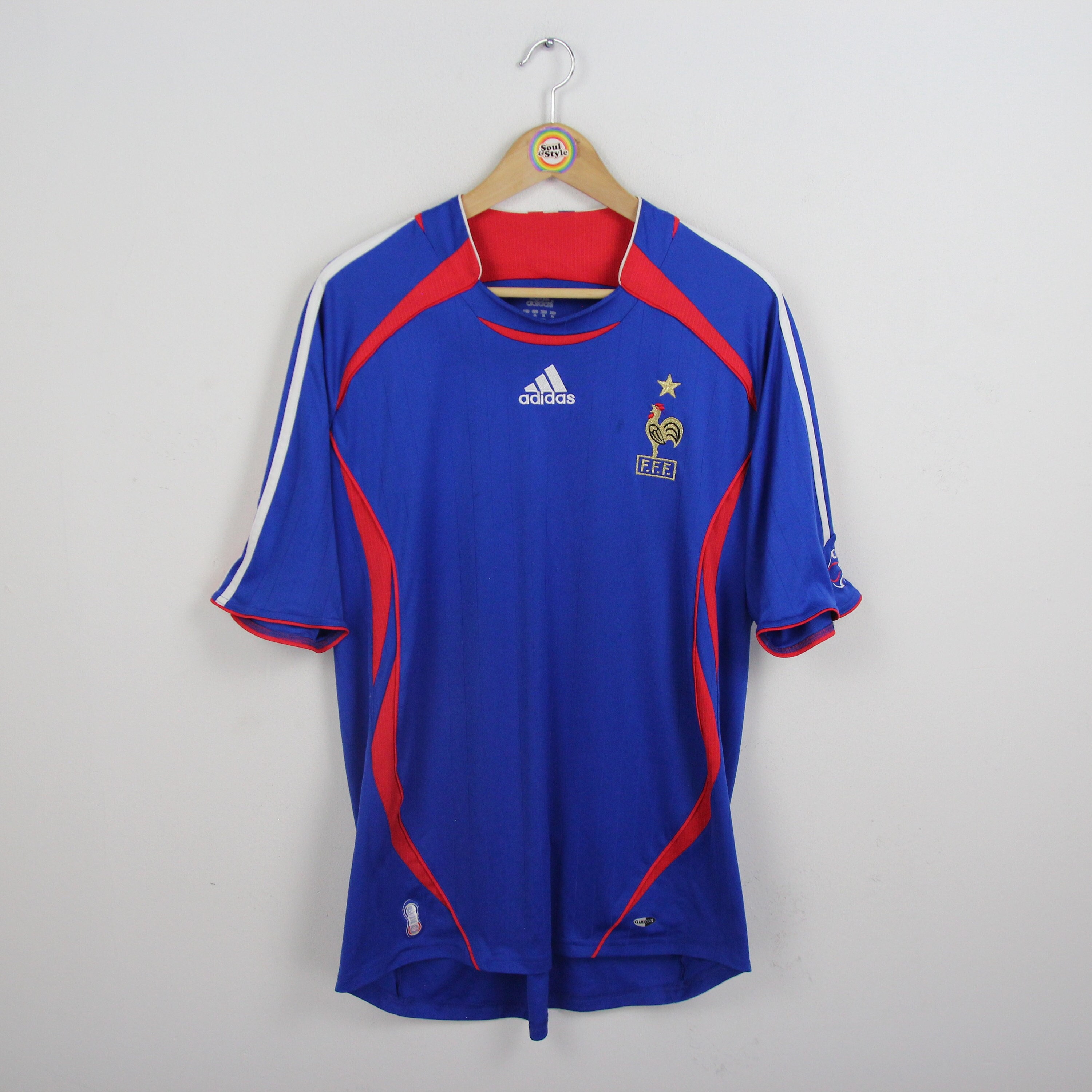 Vintage T-shirt Jersey Size XL France 2006 Home FFF World Cup - Etsy