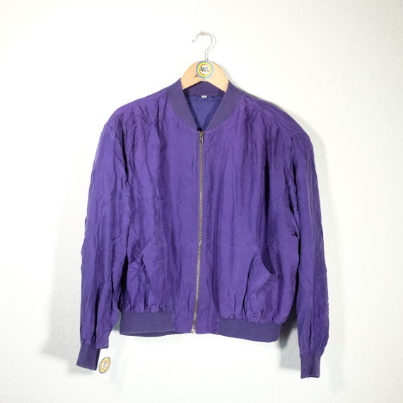 Vintage 90s Silk Blouson Size S-M